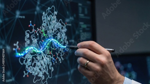 Advanced protein structure modeling with stylus pen interaction on digital visualization interface accelerates molecular innovation and structural biology data analytics for drug discovery solutions