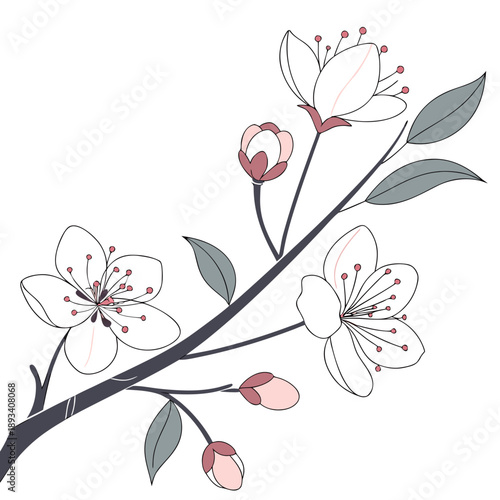 Travel Minimal Abstract Spring Illustration  White (3) SVG Vector Design