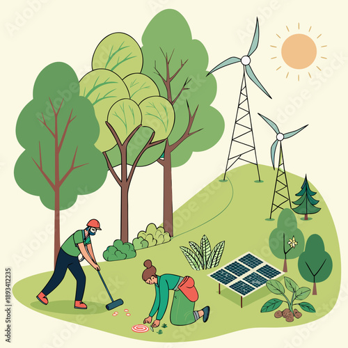    Sustainability  Green   Environment  Huge Buyer (2) SVG Vector Design