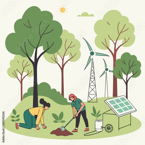    Sustainability  Green   Environment  Huge Buyer (1) SVG Vector Design