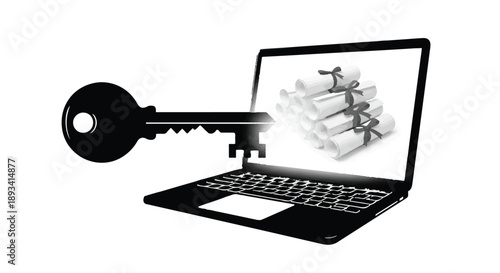 Unlocking online security with a key