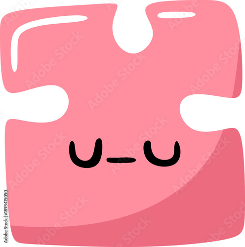 Toy Puzzle Character Illustration 