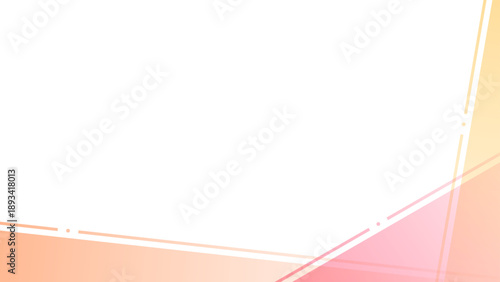 シンプルなデザインのフレーム、背景、グラデーション、16:9サイズ