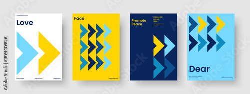 Modern Brochure Layout. Geometric Flyer Design. Isolated Poster Template. Book Cover. Report. Business Presentation. Banner. Background. Catalog. Journal. Advertising. Handbill. Pamphlet