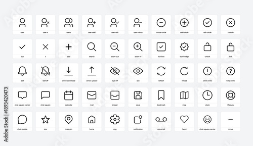 interface icons