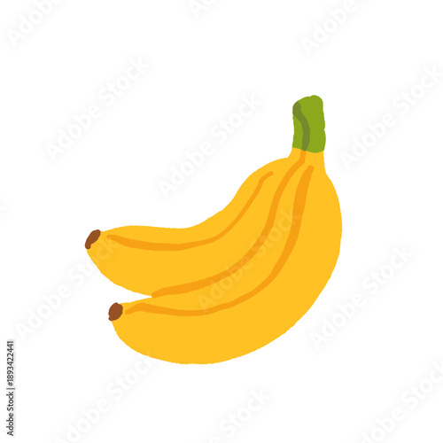 Set of tropical fruits. Persimmon, banana, pineapple, etc. Vector illustration of exotic fruits on a white background.