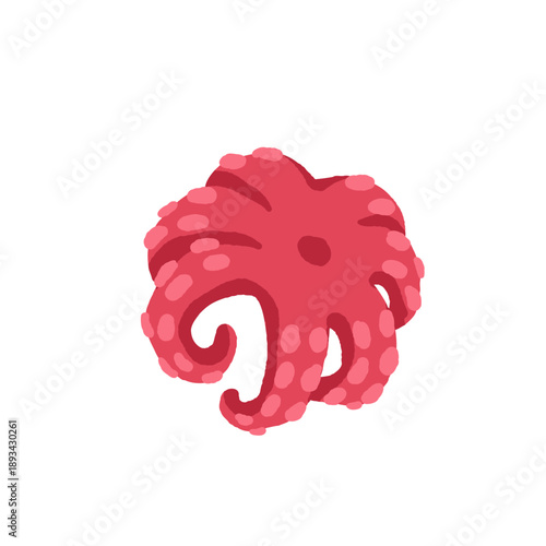 Seafood and fish vector set. Flat cartoon marine food illustration collection, ocean animals, shellfish, shrimp, crab, lobster, mussels, salmon, healthy protein food icons