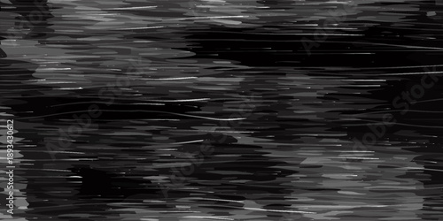 Seamless futuristic black and white grunge abstract background featuring digital technology grid pattern with light data lines and textured science background design