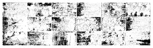 Grunge overlay texture. Old dirty concrete background with cracks and scratches. Distressed grainy surface. Vintage urban backdrop. Scraped and stained design element. Vector illustration