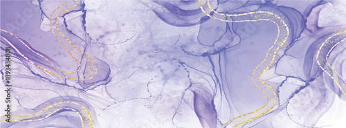 purple lavender marble alcohol ink elegant background