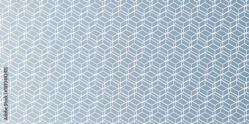 Abstract background consisting of hexagonal shapes with vanishing effect and transparency. Background with transparency effect. Abstract disappearing background.