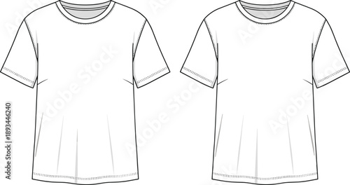 Women's long sleeve button front midi dress technical fashion flat sketch with front and back views for apparel design