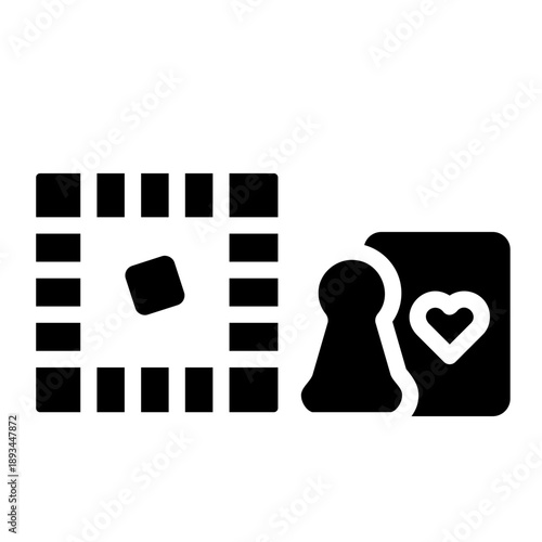 Family board game Solid icon