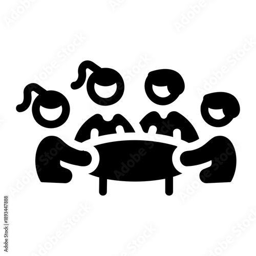 family reunion Solid icon