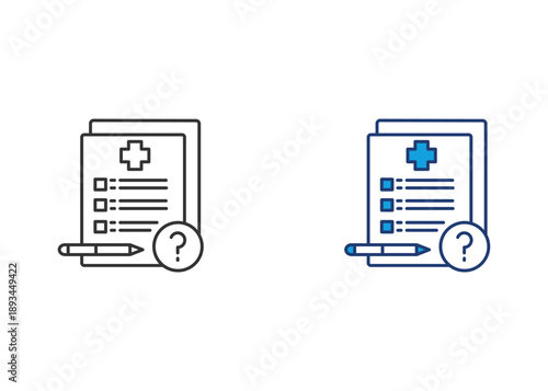 Null Hypothesis Icon Set Multiple Style Collection