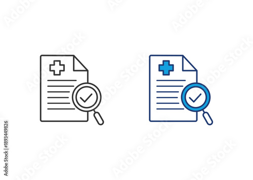 Study Site Icon Set Multiple Style Collection