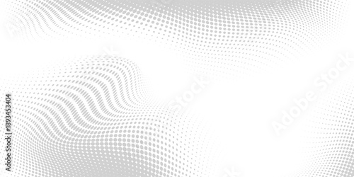 Monochrome halftone background with a gradient of dots creating a modern and minimalist design element EPS 10