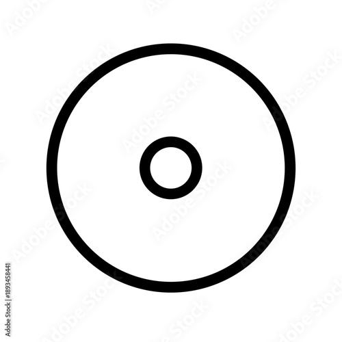 Disc Icon Vector Illustration