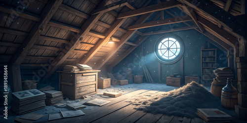 The Dusty Attic Secrets Under the Eaves