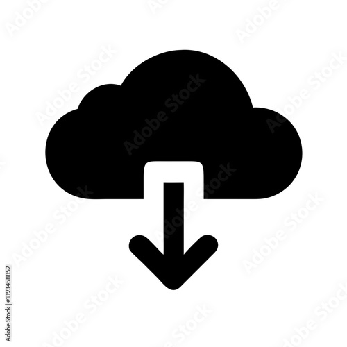 Download Cloud Icon Vector Illustration