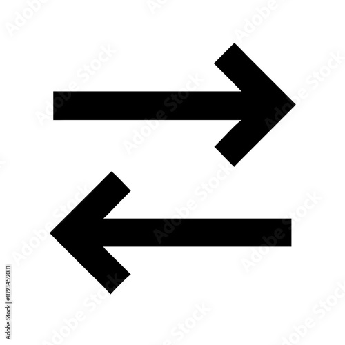 Exchange Icon Vector Illustration