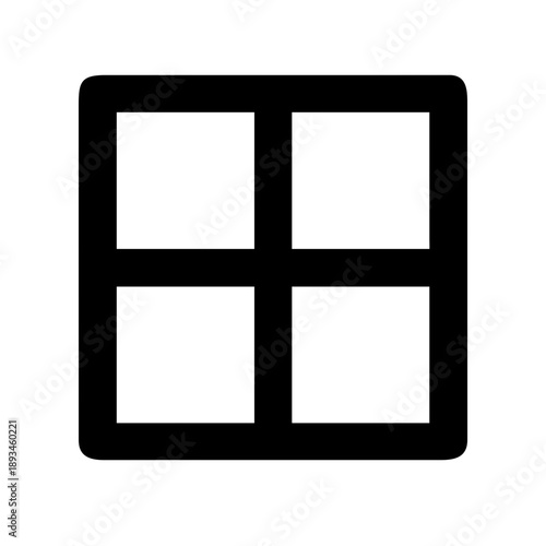 Grid Icon Vector Illustration