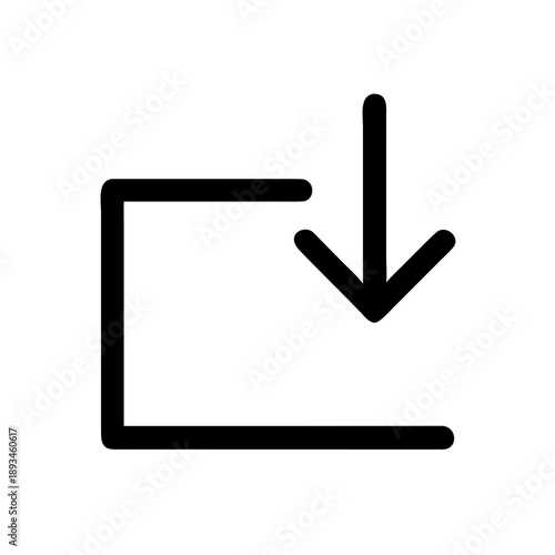 Import Icon Vector Illustration