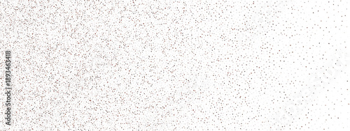 Cocoa powder dust and coffee grain particles bg. Retro stipple texture with rough flecks and stains.