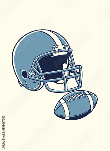 Football club t shirt design. American football champion league. Football artwork for t shirt, posters, stickers, background and others. Game day spor