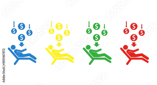 Hands holding money and plants, symbolizing investment growth and financial prosperity from various perspectives