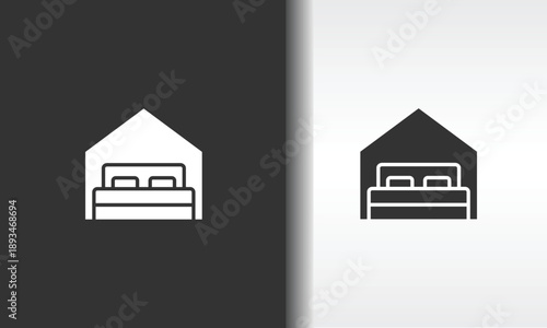 Lodge Vector, Icon Or Logo Sign Isolated Symbol Illustration