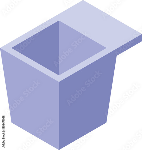 Empty protein scoop waiting to prepare a protein shake