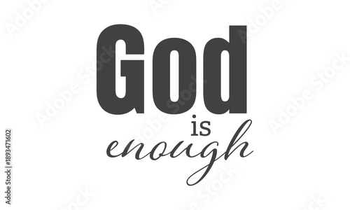 Biblical Phrase, Christian typography for banner, poster, photo overlay, apparel design