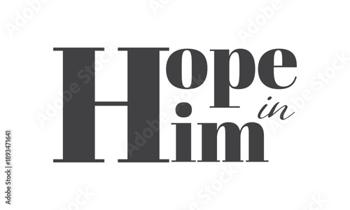 Biblical Phrase, Christian typography for banner, poster, photo overlay, apparel design