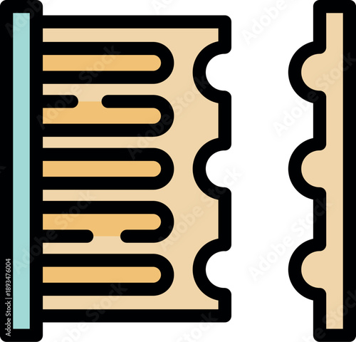 Clean car air filter with visible honeycomb pattern and side view, essential for engine performance and fuel efficiency