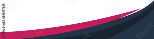 Abstract Wave Business Footer