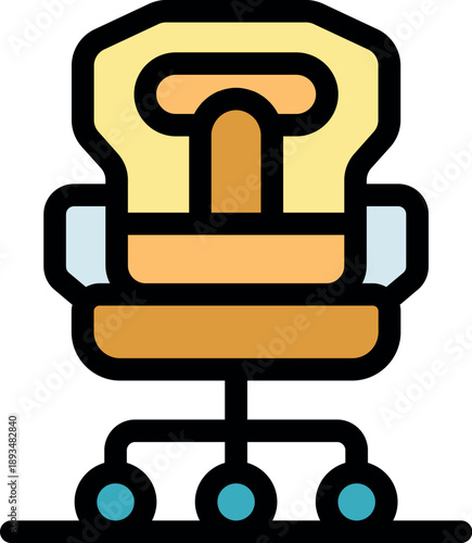 Ergonomic office chair promoting comfortable seating and productivity in a professional environment