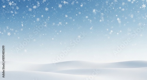 Wallpaper Mural Winter Snowfall Background with Blue Sky and White Snow Drifts Torontodigital.ca