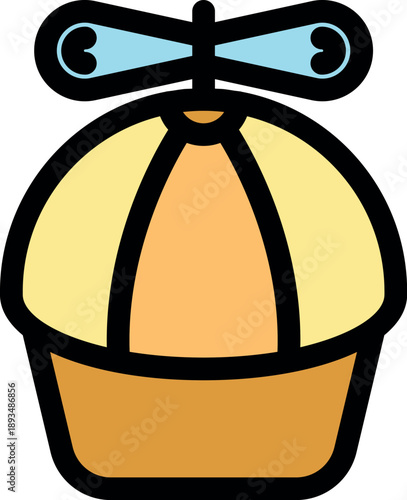 Whimsical propeller beanie brings joy and laughter with its spinning propeller, adding a playful touch to any occasion