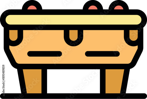 Billiard table with balls set up, ready for playing a game of billiards