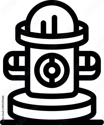 Fire hydrant standing ready to provide water for extinguishing fires, ensuring safety and protection