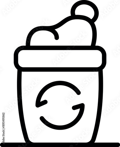 Washing powder in recyclable cardboard packaging promoting sustainable laundry practices and reducing plastic waste