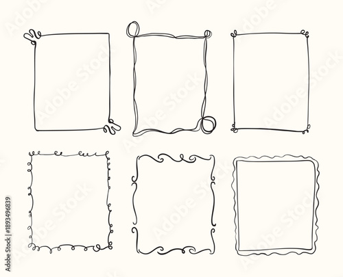 Vintage Doodle Scallop Border Collection