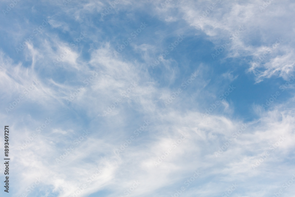 Fototapeta premium The sky is blue and cloudy