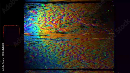 Vintage super 8mm movie film grain and light leak effect, 4K video	