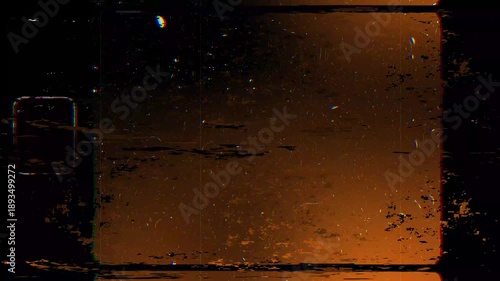 Vintage super 8mm movie film grain and light leak effect, 4K video	