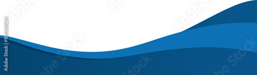 Blue Gradient Footer