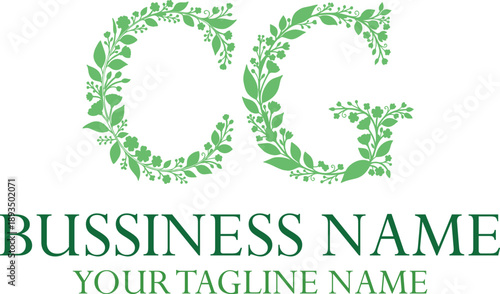 CG C cg initial logo | initial based abstract modern minimal creative logo, vector template image. luxury logotype logo, real estate homie logo. typography logo. initials logo