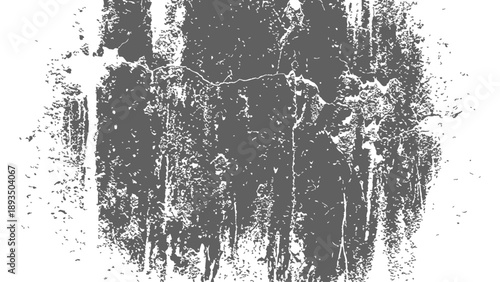 Abstract grunge distressed overlay texture rough grainy gray background design element vector illustration.