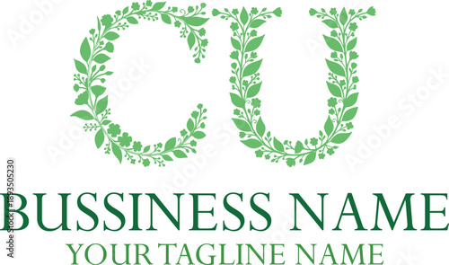 CU C cu initial logo | initial based abstract modern minimal creative logo, vector template image. luxury logotype logo, real estate homie logo. typography logo. initials logo